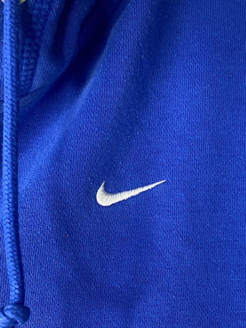Nike Royal Blue Full-Zip Hoodie with Swoosh Women’s Size Large - 1419 - Picture 4 of 10